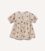 Crinkle Button Dress - Imagen 5